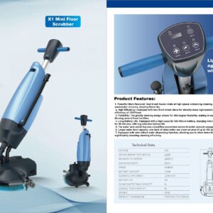 T1 – Floor Scrubber and Vacuum (Cordless Lithium)