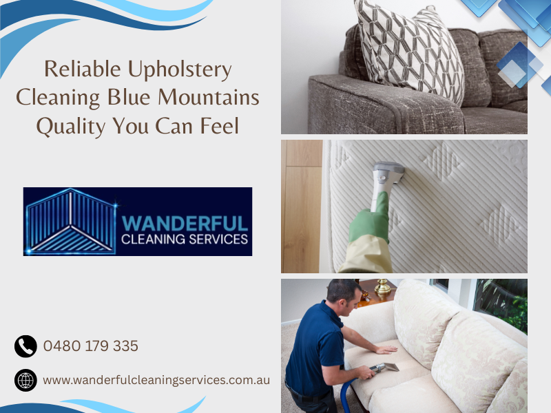 upholstery cleaning Blue Mountains